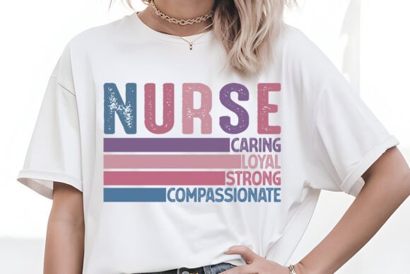 Distressed Nurse Shirt SVG PNG