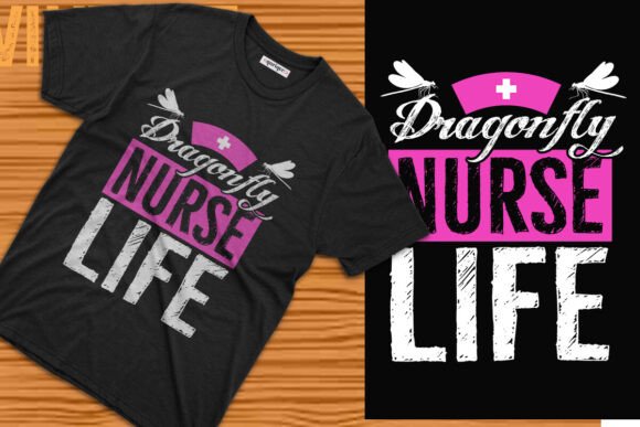 Dragonfly Nurse Life SVG Design