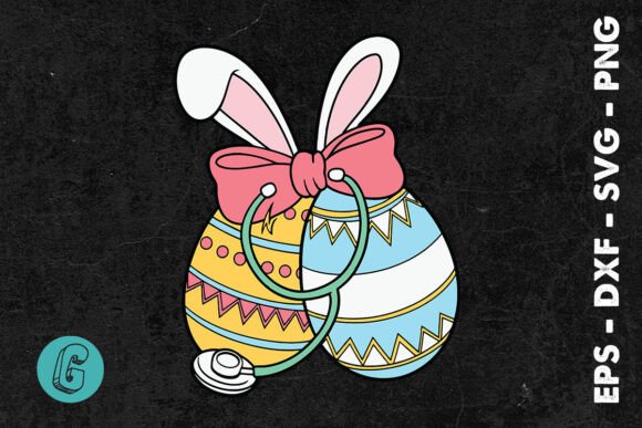 Easter Bunny Nurse Coquette SVG