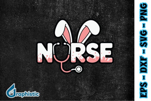 Easter Nurse Stethoscope SVG