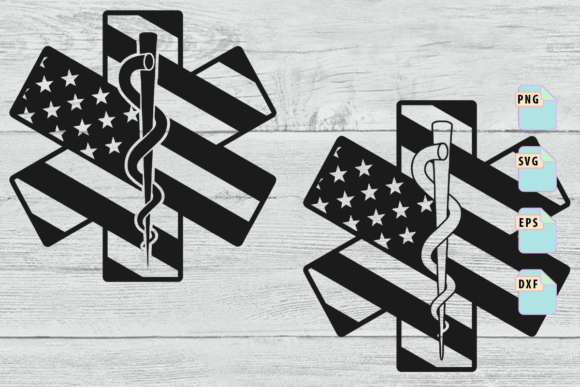 EMT Star of Life SVG Medical Bundle