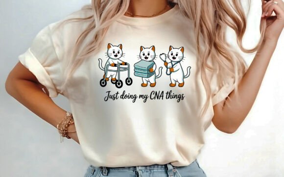 Just Doing My CNA Things Nurse Shirt SVG