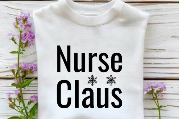 Nurse Claus SVG PNG T-shirt Design