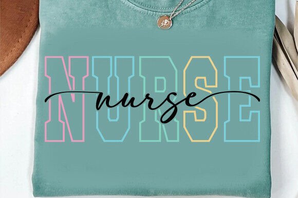 Nurse Life SVG: Medical Word Design