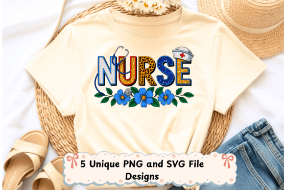 Nurse Life SVG PNG Bundle T-Shirt