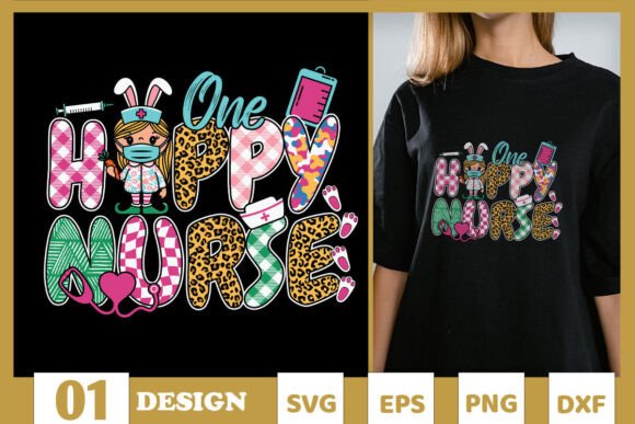One Hoppy Nurse Gnome SVG