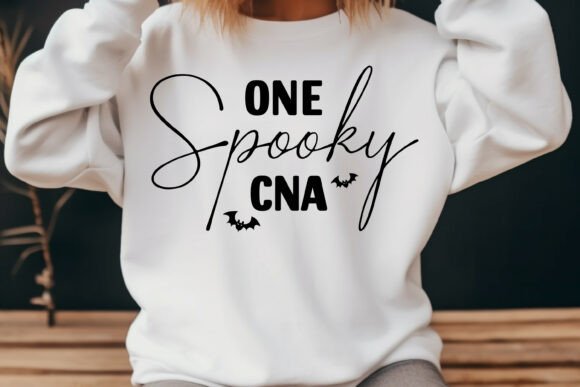 One Spooky CNA Nurse Halloween SVG PNG