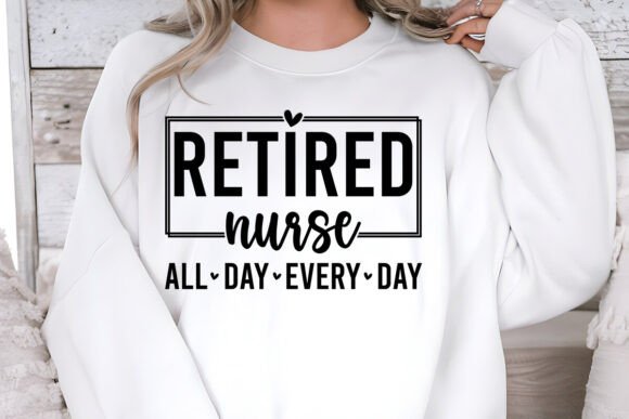 Retired Nurse Design SVG PNG