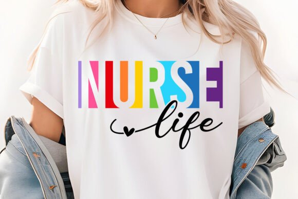 Retro Nurse Life SVG PNG