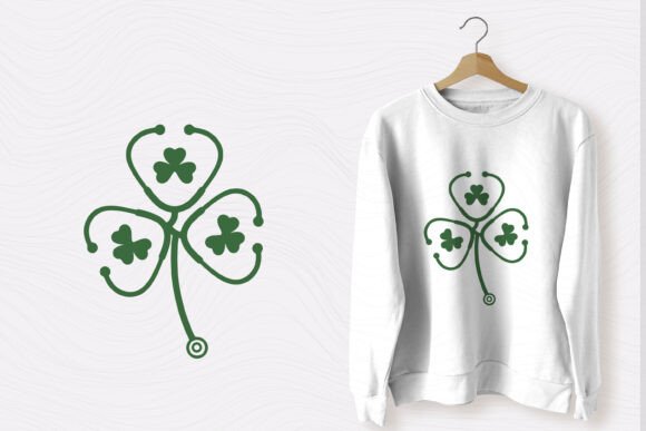 St. Patrick’s Day SVG Nurse Stethoscope