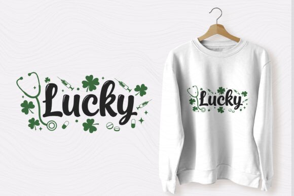 St Patrick’s Lucky Nurse Stethoscope SVG